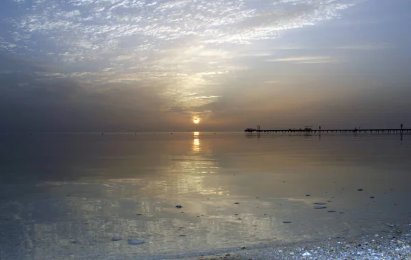 Prachtige Zonsopgang Boven Rode Zee Egypte — Stockfoto
