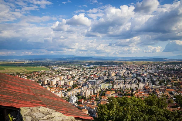 Het Uitzicht Vanaf Fort Van Deva Westelijke Karpaten Van Roemenië — Stockfoto