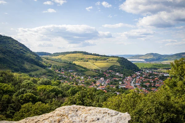 Blick Von Der Festung Deva Westkarpaten Rumänien — Stockfoto