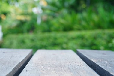 Eski ahşap zemin zemin yeşil yay