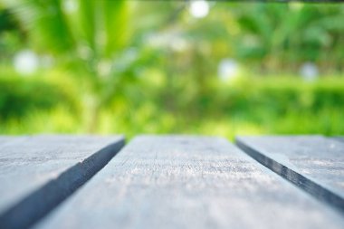 Eski ahşap zemin zemin yeşil yay