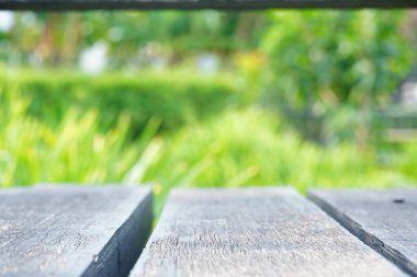 Eski ahşap zemin zemin yeşil yay