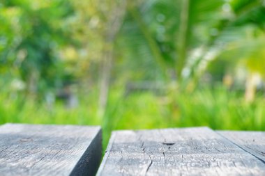 Eski ahşap zemin zemin yeşil yay