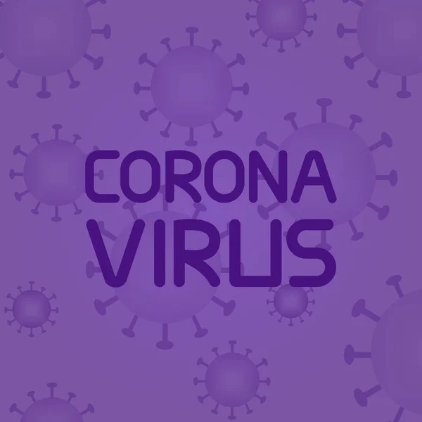 Vektor Ilustrasi Dari Virus Corona Covid Wuhan Ilustrasi Vektor - Stok Vektor