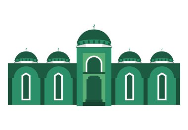 İslami cami düz tasarım tarzının taşıyıcısı
