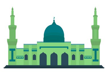 İslami cami düz tasarım tarzının taşıyıcısı