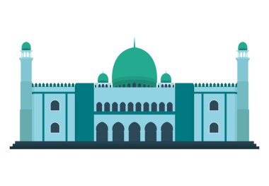 İslami cami düz tasarım tarzının taşıyıcısı