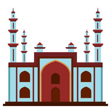 İslami cami düz tasarım tarzının taşıyıcısı