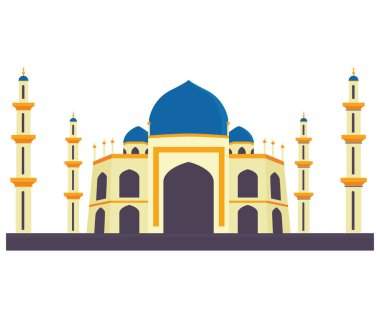 İslami cami düz tasarım tarzının taşıyıcısı
