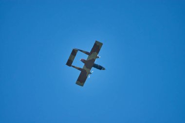 Hahnweide, Kirchheim unter Teck - 15 Eylül 2019: Meet Old timer Treffen) View on F-AZKM / FAZKM. Hahnweide, Almanya 'da Kirchheim.