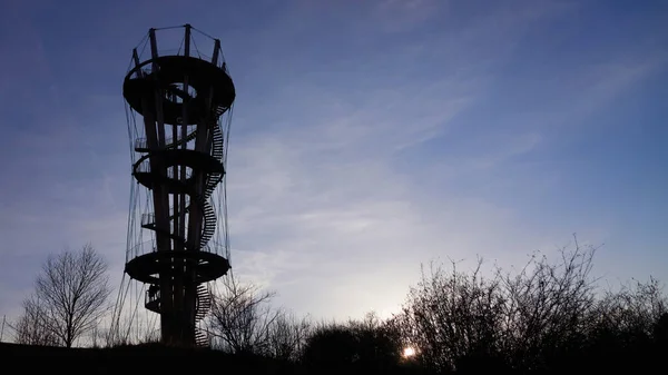 Herrenberg Germany February 2020 Schoenbuch Tower Located Stellberg Schoenbuch Herrenberg — Stock Photo, Image