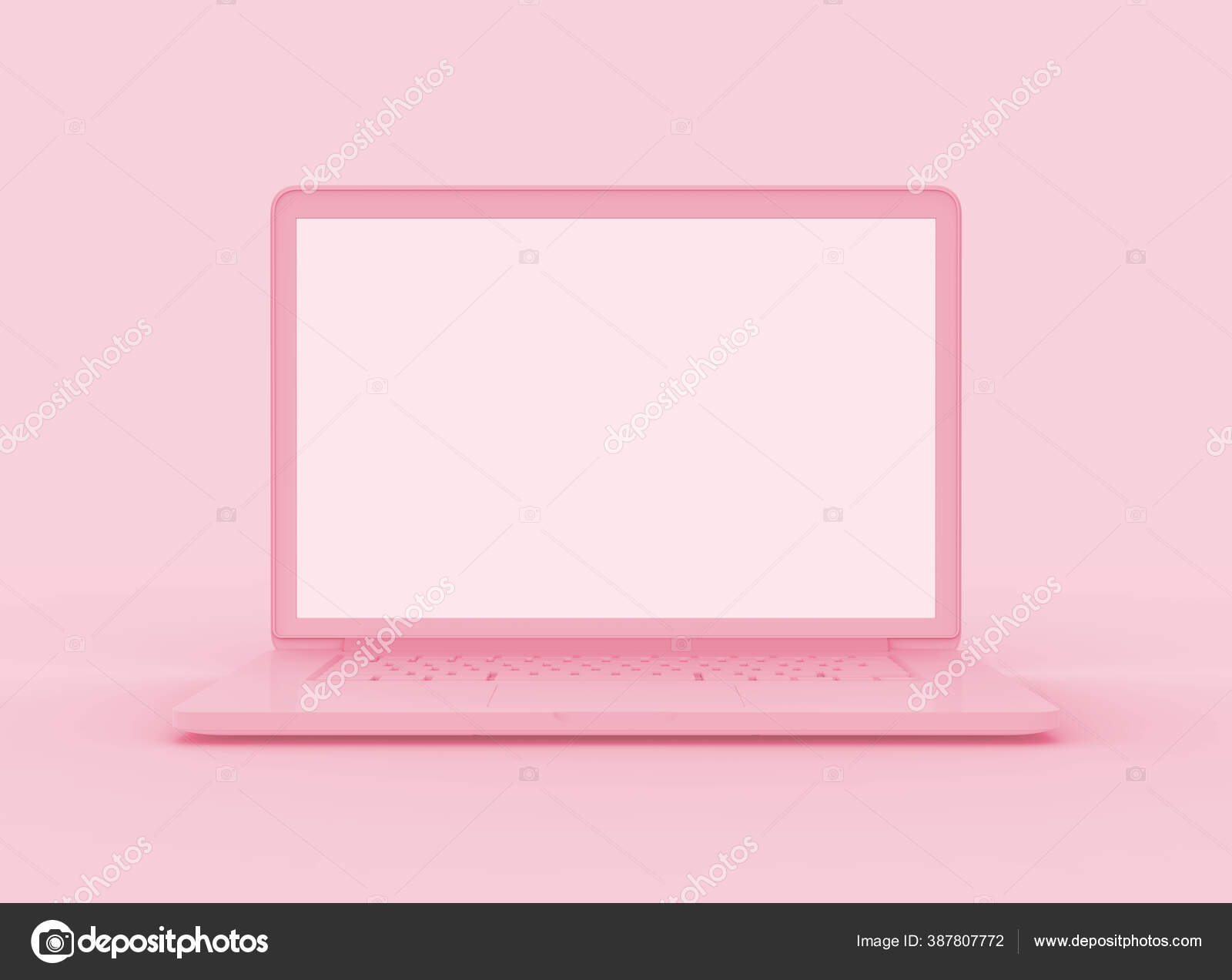 Download Laptop Pink Color Pink Backgrounds Minimal Valentine Concept Object Mockup Royalty Free Photo Stock Image By C Mamapig 387807772