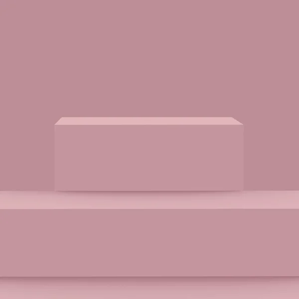 Фіолетовий Ліловий Сценічний Подіум Сцени Мінімальний Студійний Фон Анотація Геометричної — стокове фото