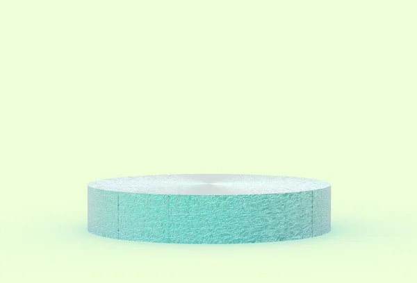 Folie Pastel Podium Minimale Studio Achtergrond Abstract Geometrische Vorm Object — Stockfoto