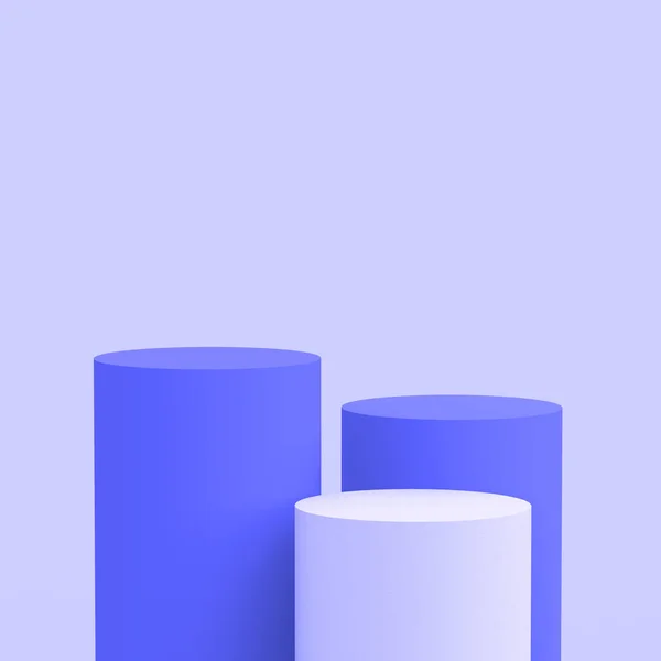 Фіолетовий Фіолетовий Циліндр Подіум Мінімальний Студійний Фон Анотація Геометричної Форми — стокове фото