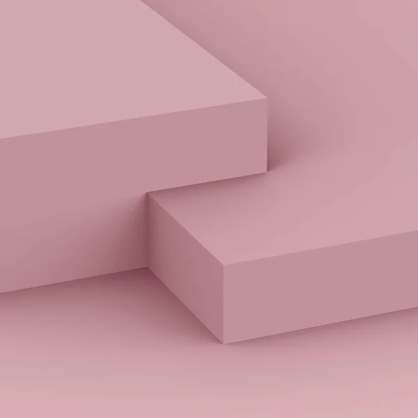 3D mor leylak sahne podyumu stüdyo arkaplanı minimum. Soyut 3d geometrik şekil çizimi. Kozmetik moda ürünleri için görüntü. Doğal monokrom renk tonları.
