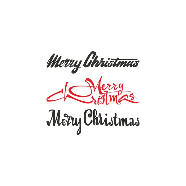 Parabéns Feliz Ano Novo e Feliz Natal, caligrafia para cartões, cartazes e capas —  Vetores de Stock