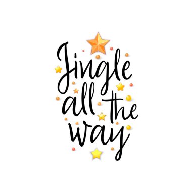 Ta jingle. Tatil Banner - yeni yıl sloganı