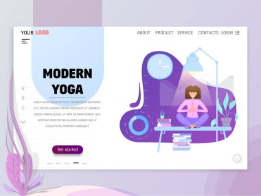 Açılış sayfası veya Web sitesi şablonu bir kentsel ortamda aktif yaşam sahneleri. Konsept illüstrasyon karakterlerle