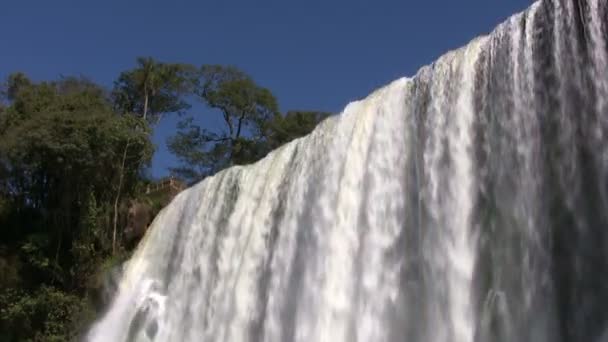 Widok Wodospad Iguazu Argentyna — Wideo stockowe