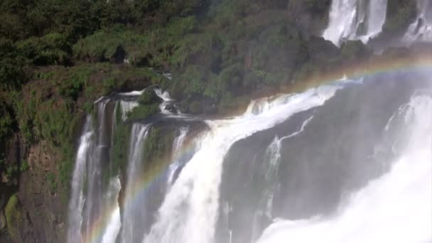 Widok Wodospad Iguazu Argentyna — Wideo stockowe