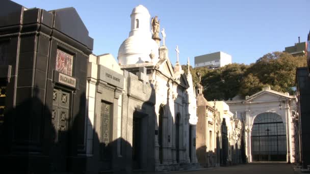 Cementerio Recoleta Buenos Aires Argentina — Vídeos de Stock