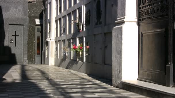 Cemitério Recoleta Buenos Aires Argentina — Vídeo de Stock