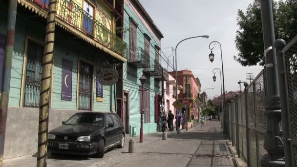 Caminito Street Boca Buenos Aires Argentina — Vídeos de Stock