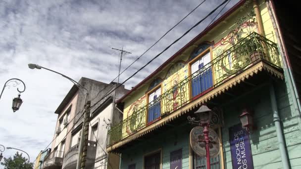 Caminito Street Boca Buenos Aires Argentinië — Stockvideo