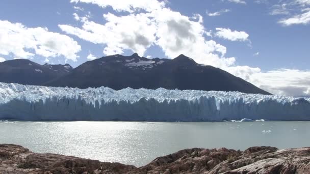 Glaciar Perito Moreno Argentina — Vídeo de stock