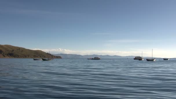 Copacabana Lake Titicaca Βολιβία — Αρχείο Βίντεο