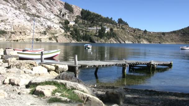 Isla Del Sol Lago Titicaca Bolivia — Vídeos de Stock