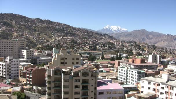 Veduta Paz Bolivia — Video Stock