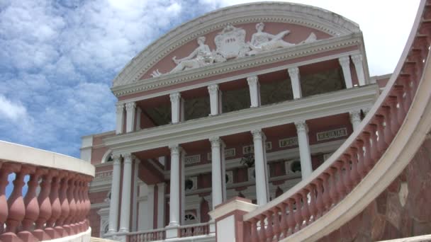 Amazonské Divadlo Teatro Amazonas Manaus Brazílie — Stock video