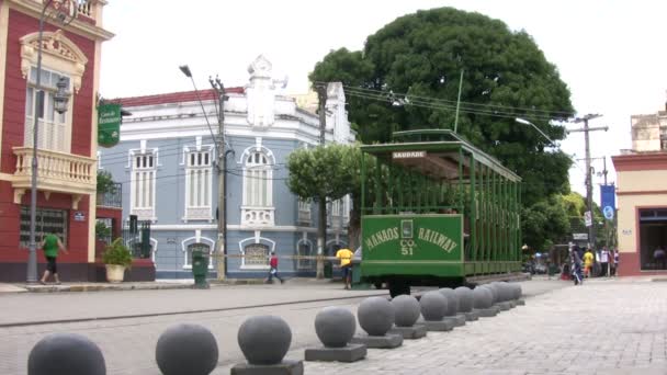 Pohled Manaus Brazílie — Stock video