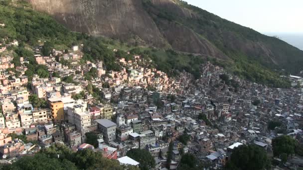 Favela Rio Janeiro Brazylia — Wideo stockowe