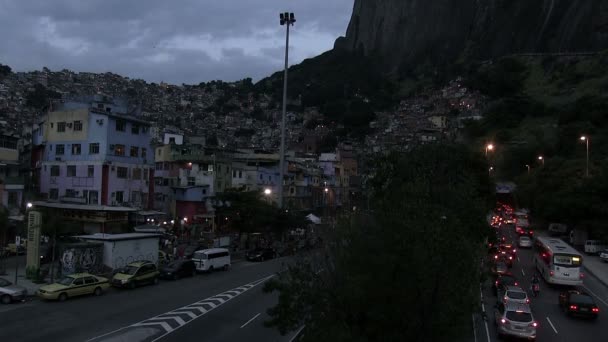 Favela Rio Janeiro Brazilië — Stockvideo