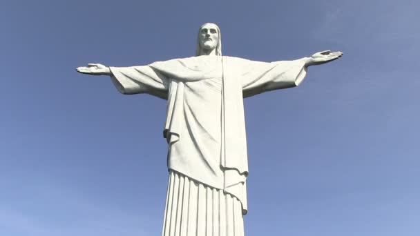 Корковаду Рио Жанейро Бразилия — стоковое видео