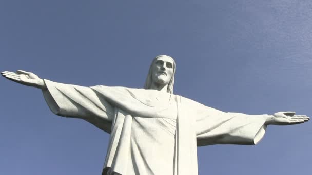 Corcovado Rio Janeiro Βραζιλία — Αρχείο Βίντεο