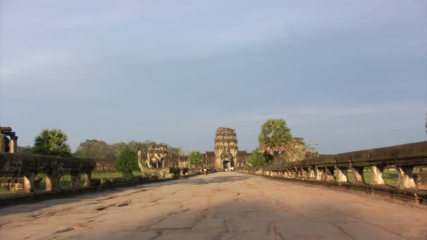 Angkor Wat Siem Oogsten Cambodia — Stockvideo