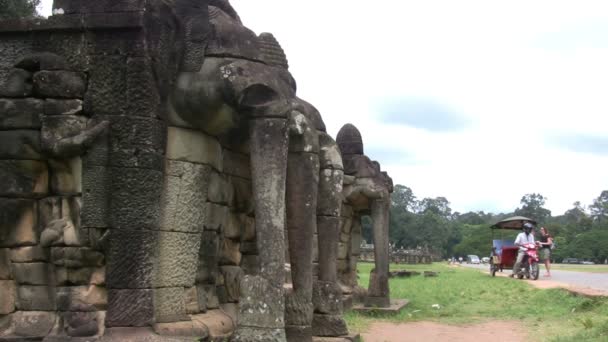 Angkor Thom Siem Reap Kambodża — Wideo stockowe