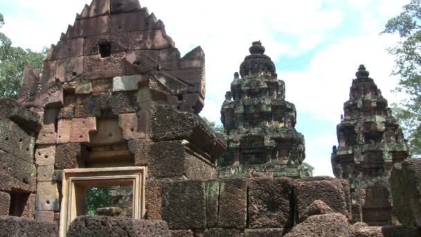Beng Mealea Siem Reap Камбоджа — стоковое видео