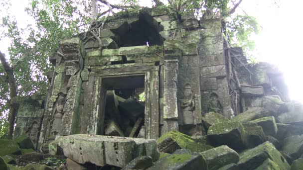 Beng Mealea Siem Reap Cambodja — Stockvideo