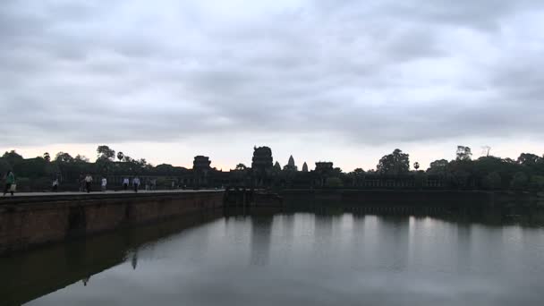 Angkor Wat Siem Skörd Kambodja — Stockvideo