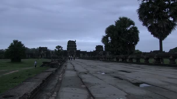 Angkor Wat Siem Oogsten Cambodia — Stockvideo