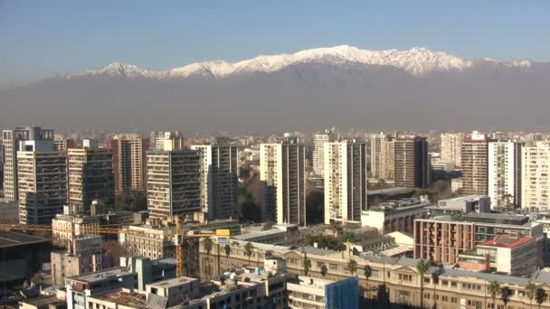 Vista Santiago Chile — Vídeos de Stock