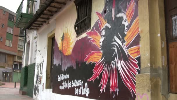 Вид Місто Богота Колумбія — стокове відео
