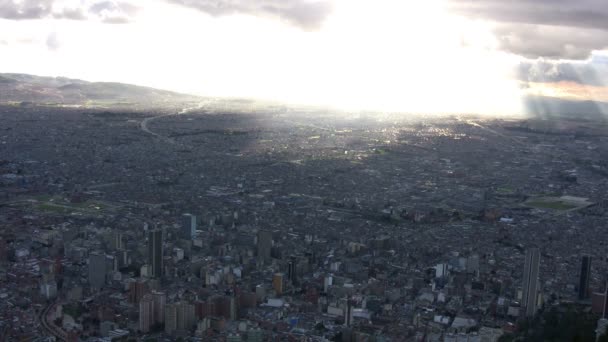 Bogota Vue Monserrate Colombie — Video