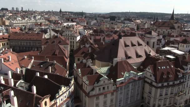 Vista Prague República Checa — Vídeo de Stock