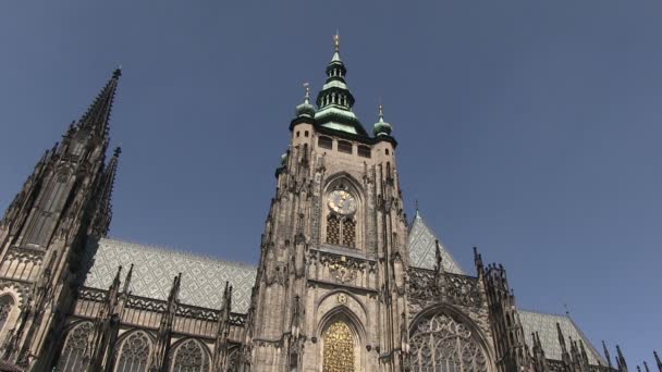 Castillo Praga Praga República Checa — Vídeo de stock